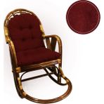 Enes Mefruşat 6'lı Bahçe ve Bambu Sandalye Minderi 50x50 - Bordo
