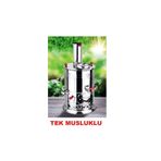 ENES Piknik Odunlu Semaver 3.5 Litre Krom Odunlu Semaver