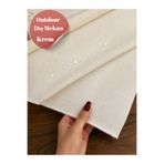 Enesar Home (KREM) Su İtici Kumaş Dış Mekan Bahçe Ve Balkon Mobilyası Minder Kumaşı Leke Tutmaz Dertsiz Kumaş Outdoor