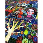 Enesar Home Meksika Etnik Desen Dijital Baskı Döşemelik Kumaş