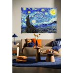 Enesar Home Yıldızlı Gece Desen Birinci Kalite Kumaş Duvar Örtüsü Duvar Halısı