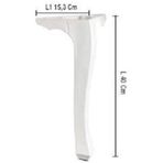 EnesBeyy 40cm Lükens Beyaz Sehpa Ayağı