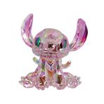 Enesco FACETS Disney Lilo ve Stitch Melek Figürü 7.6 cm, Pembe Polyresin Koleksiyon