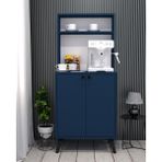 Enfa Store Carıno 2MDF Kahve Köşesi,mutfak Dolabı,çok Amaçlı Dolap - Mavi