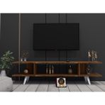 Enfa Store Rayo Tv Ünitesi,mdf,tv Sehpa,tv Dolap,kolay Kurulum - Koyu Ceviz - 160 cm