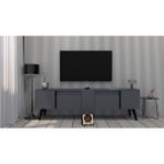 Enfa Store Tavolo 2 Tv Mdf Tv Ünitesi - Antrasit - Siyah