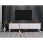 Enfa Store Trejo Tv Ünitesi,Mdf - Ceviz - Beyaz - 140