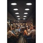 Enfe 18W Sıva Üstü Yuvarlak Led Panel Armatür | 6400K Beyaz Işık | Yüksek Lümen Tavan Aydınlatma