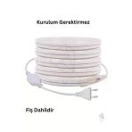 Enfe Kcl060 100 Metre Cob Şerit Neon 800 Lümen Led 220V Günışığı (Ip65 Dış Mekan Uyumlu) Beyaz