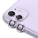 Enfein iPhone 11/12 İle Uyumlu CmCov Kamera Lens Koruyucu Kolay Tak Çıkar Ergonomik İnce Tasarım Kırılma Ve Çizilme Önleyici Derin Mor