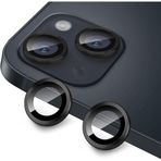 Enfein iPhone 11/12 İle Uyumlu CmCov Kamera Lens Koruyucu Kolay Tak Çıkar Ergonomik İnce Tasarım Kırılma Ve Çizilme Önleyici Siyah