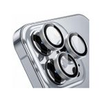 Enfein iPhone 12 Pro Max İle Uyumlu CmCov Kamera Lens Koruyucu Kolay Tak Çıkar Ergonomik İnce Tasarım Kırılma Ve Çizilme Önleyici Silver