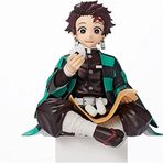 ENFILY Agatsuma Zenitsu Kamado Tanjirou Hashibira Inosuke Koleksiyonu Figür Oturma Konumu Anime Figürler Oyuncak (Agatsuma Zenitsu, Tek Beden) (Kamado Tanjirou)