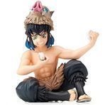 ENFILY Demon Slayer Figürleri, 14 cm Kimetsu no Yaiba Figürü, Tanjiro Kamado Agatsuma Zenitsu Nezuko Kamado Kochou Shinobu Anime Figür Heykel (Tsuyuri Kanao) (Inosuke)