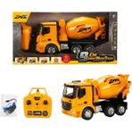 ENG 5084 Iş Makinesi 1 18 Beton Mikseri Ff 9ch 3 7V USB 2 4 Ghz Sesli Işı - Çok Renkli
