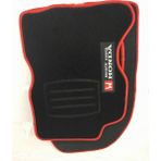 Eng Aksesuar Honda Civic 01-06 Siyah Paspas Mugen Halı Paspas Birebir - Siyah - Kırmızı
