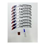 ENGAKSESUAR M Power 8 Adet Lastik Yazısı Motosiklet Ve Otomobil MPower Lastik Yazısı Sticker