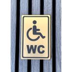 Engelli Wc Yazısı - Altın