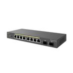 EnGenius EWS2910FP-FIT 8 Port Gigabit PoE+ Yönetilebilir Switch | 110W PoE | 2x SFP Uplink