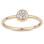 Engin Gold 0.25 ct Pırlanta Tektaş Yüzük