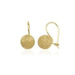 Engin Gold 14 Ayar Altın Sallantılı Top Küpe