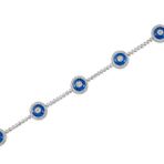 Engin Gold Nazar Boncuklu 1,87 Ct Pırlanta Bileklik