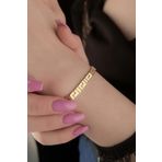 Engin Gold ZİNCİR-İŞ 14 Ayar Greek Zincir Altın Bileklik