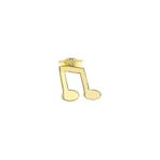 Engin Kuyumculuk 14 Ayar Altın Tek Nota Müzik Küpe
