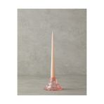 English Home Alesa Turuncu Cam Şamdan