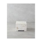 English Home Aline Dekoratif Kutu 17x17x13 cm Krem
