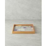 English Home Almina 33x33 CM Krem Dekoratif Tepsi