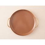 English Home Aloha Metal 30.5x26.5x5.5 cm Kahve Dekoratif Tepsi