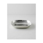 English Home Anissa Metal Dekoratif Tabak 27,5x22x4 cm Gümüş