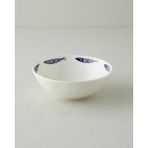 English Home Aqua Rhythm Seramik Kase 20 cm Beyaz - Lacivert - Lacivert - Beyaz