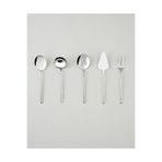 English Home Aurelia Paslanmaz Çelik 5'li Servis Seti 20,5x22,8x21,8x23,5x22 cm Silver