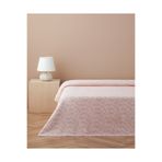 English Home Autumn Branch Baskılı Pamuklu Çift Kişilik Pike 200x220 cm Pembe