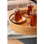 English Home Bambum Carne Bambu 35 Cm Bej Yuvarlak Tepsi
