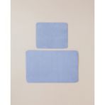 English Home Basicline Kaydırmaz Taban Banyo Paspası Seti 60X100 cm + 50X60 cm Ortanca Lila
