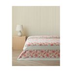 English Home Bera Baskılı Pamuklu Çift Kişilik Pike 200x220 cm Pembe