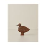English Home Bird Ahşap Dekoratif Obje 13 cm Kahve