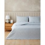 English Home Block Dots Kolay Ütülenir Çift Kişilik Çarşaflı Nevresim Takımı 200X220 cm Mavi - 200 x 220 cm