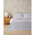 English Home Blossira Kolay Ütülenir Tek Kişilik Çarşaflı Nevresim Takımı 160x220 cm Lila - 160 x 220 cm