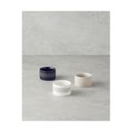 English Home Bona Stoneware 3'lü Çerezlik 6,5 cm Siyah-Beyaz-Bej