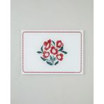English Home Bright Parade Cam Kesme Tahtası 25X35 cm Kırmızı - Beyaz