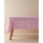 English Home Carnival Floral Polyester Masa Örtüsü Fuşya