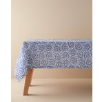 English Home Carnival Floral Polyester Masa Örtüsü Mavi