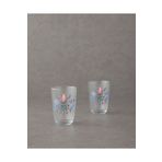 English Home Carnival Tulip Cam 2'li 395 ml Mavi Bardak