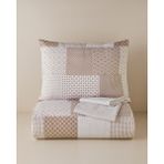 English Home Chain Patch Kolay Ütülenir Çarşaflı Tek Kişilik Nevresim Takımı 160X220 cm Turuncu - 160 x 220 cm