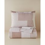 English Home Chain Patch Kolay Ütülenir Tek Kişilik Nevresim Takımı 160x220 cm Turuncu