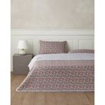 English Home Cherry Plaid Tek Kişilik Yatak Örtüsü Takımı 160x220 Cm Fuşya Fuşya